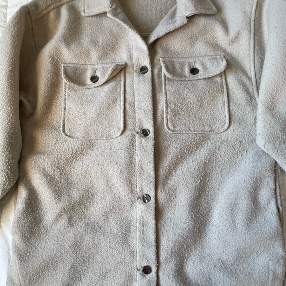 Women’s Roxy Beige Shacket - Picture 9 of 13